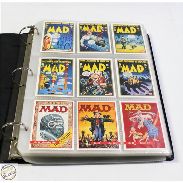 BINDER OF CARDS & POG COLLECTION