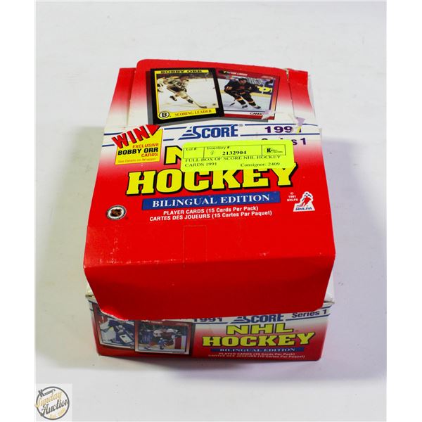 FULL BOX OF SCORE NHL HOCKEY CARDS 1991