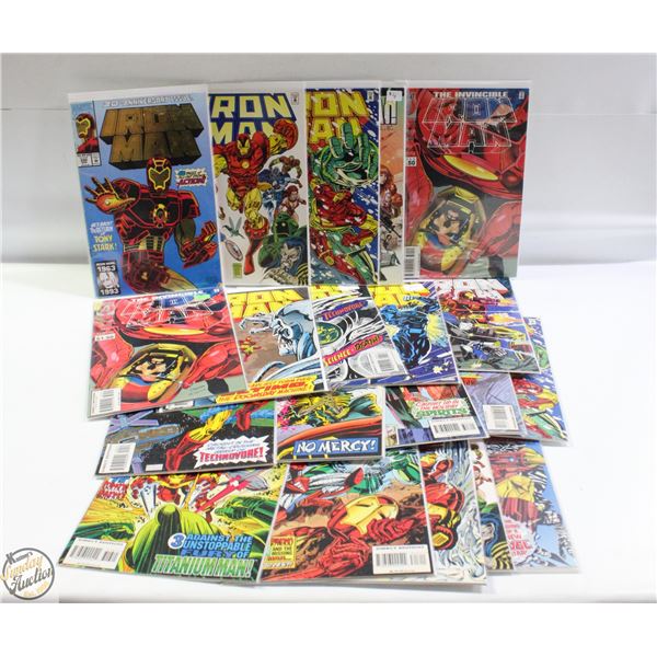 LOT OF 20 IRON MAN COMICS INCL 30 YR ANNIVERSARY