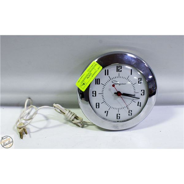 VINTAGE INGRAHAM WALL ALARM CLOCK