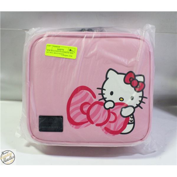 NEW HELLO KITTY COSMETIC BAG SET INCL HELLO KITTY