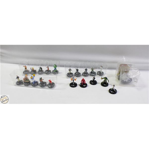 LOT OF HEROCLIX MINIATURES FIGURES FEATURING