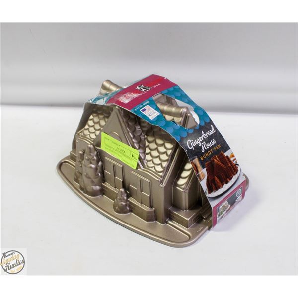 NORDIC WARE GINGERBREAD HOUSE BUNDT PAN