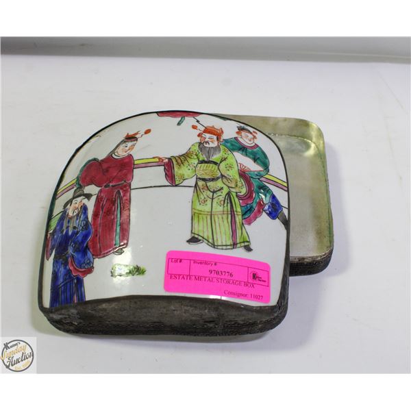 ESTATE METAL STORAGE BOX