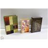 Image 1 : ESTATE LOT OF 3 STORAGE BOOKS