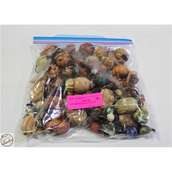 ESTATE BAG OF KEYCHAINS