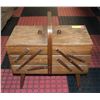Image 1 : VINTAGE FOLDING ACCORDION SEWING BOX AND