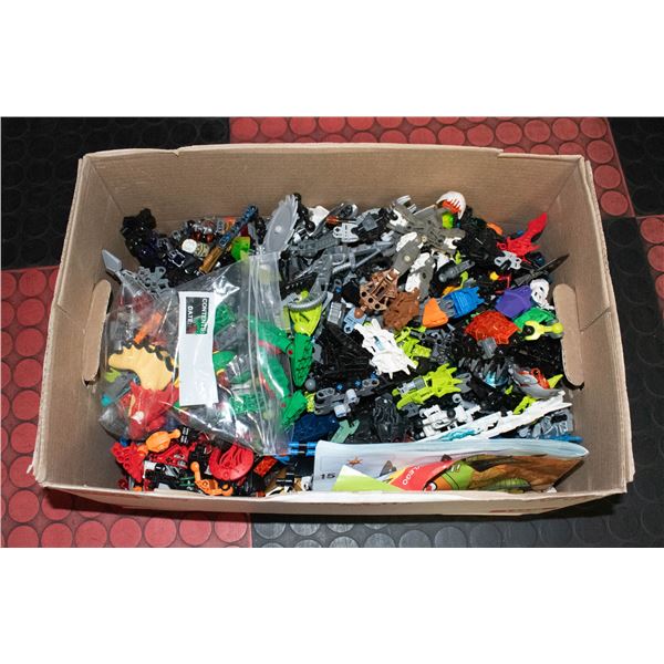 BOX OF LEGO BIONICLE