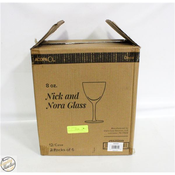 BOX 8 OZ COCKTAIL GLASSES