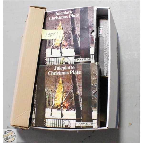 BUNDLE OF MAINLY PORSGRUND HOLIDAY PLATES