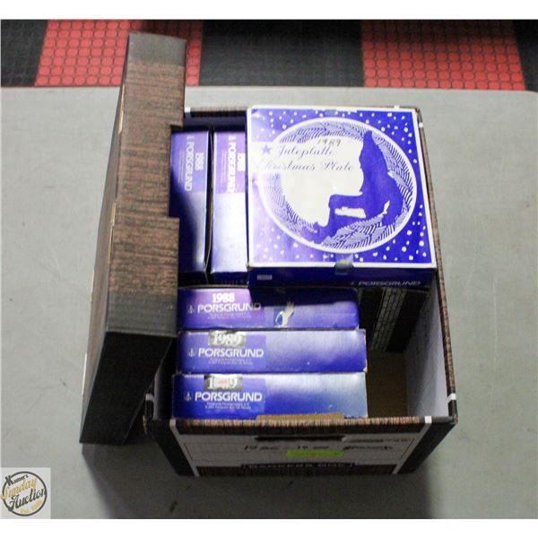 BUNDLE OF MAINLY PORSGRUND HOLIDAY PLATES