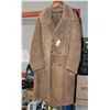 Image 1 : MEN’S FULL LENGTH REAL SHEEPSKIN COAT,