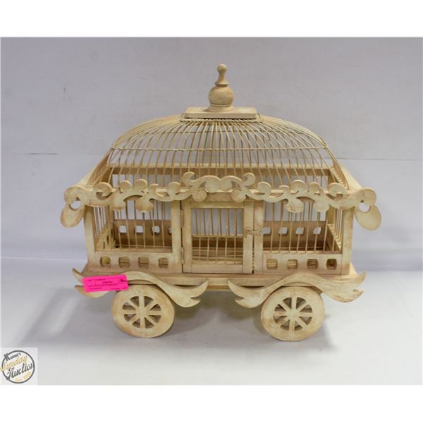 ESTATE WOOD CARRAIGE ORNAMENT