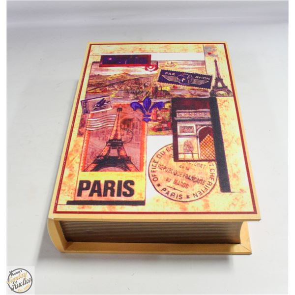 ESTATE HIDDEN STORAGE BOOK BOX WITH CONTENTS