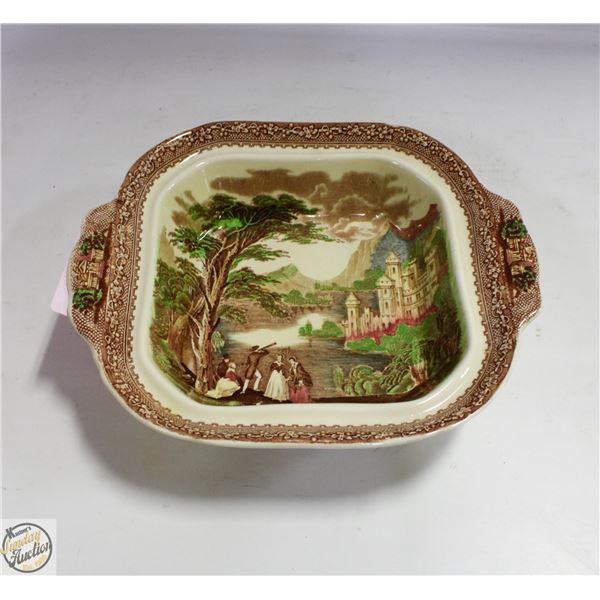 ESTATE ROYAL STAFFORDSHIRE HAND PAINTED DISH
