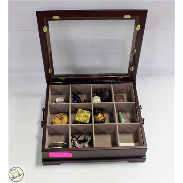 ESTATE TRINKET BOX WITH CONTENTS