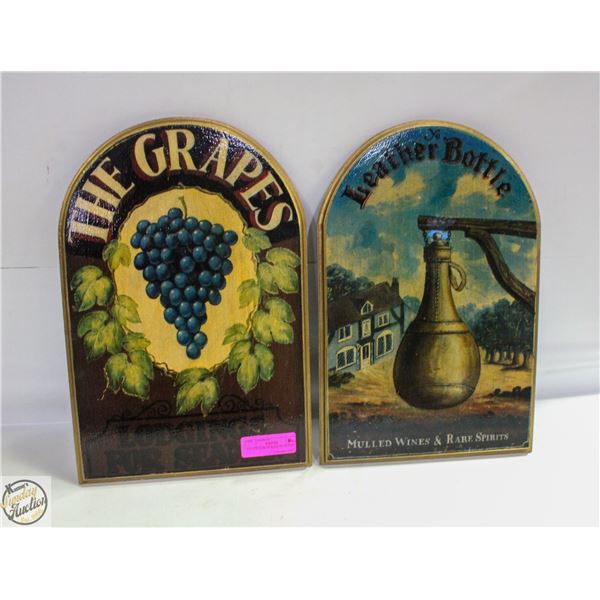 ESTATE PAIR OF WALL HANGINGS