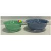 Image 1 : 2 VINTAGE GLASS PYREX BOWLS BLUE 4L 22 +