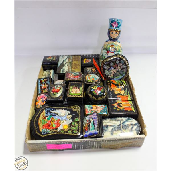 ESTATE LARGE LOT OF MINI STORAGE BOXES