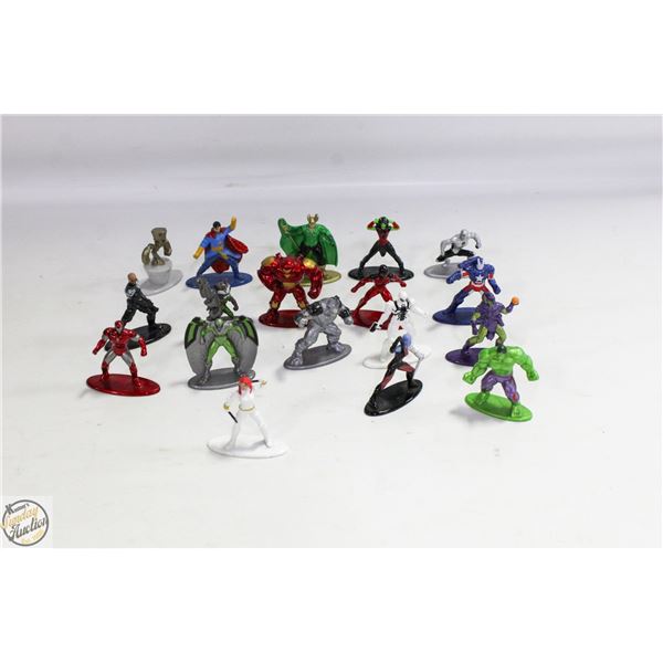MARVEL NANO METAL MINI FIGS COLLECTION OF 18