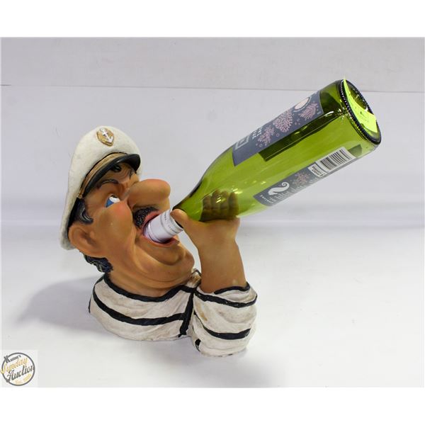 VINTAGE CERAMIC BOTTLE HOLDER DECORATION