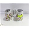 Image 1 : PAIR OF PILSNER BEER MUGS