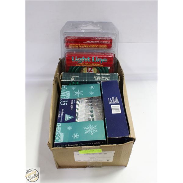 FLAT OF 3 BOXES OF CRYSTAL CHRISTMAS