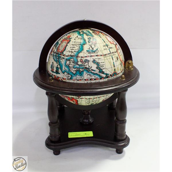 TABLETOP HIDDEN STORAGE GLOBE