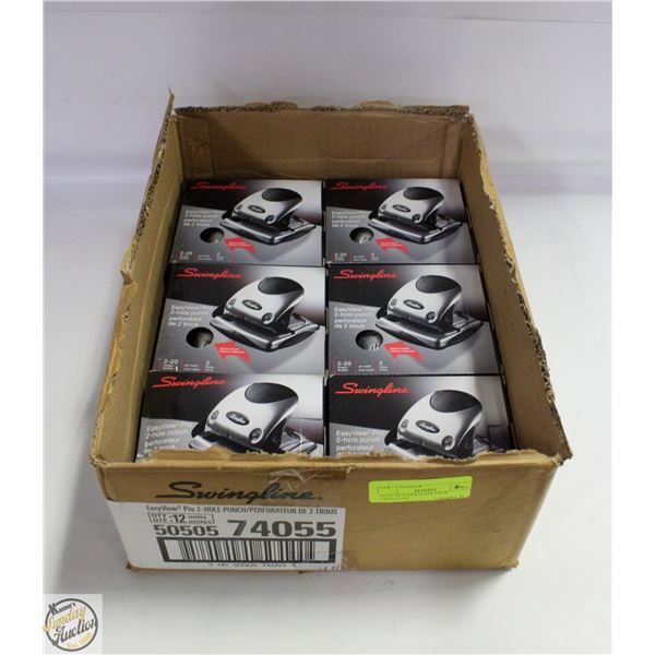 FLAT OF 6 NEW EASY VIEW SWINGLINE