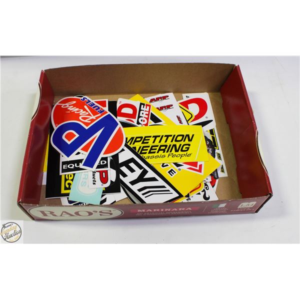 50 DIFFERENT TOOL BOX/RACER DECALS