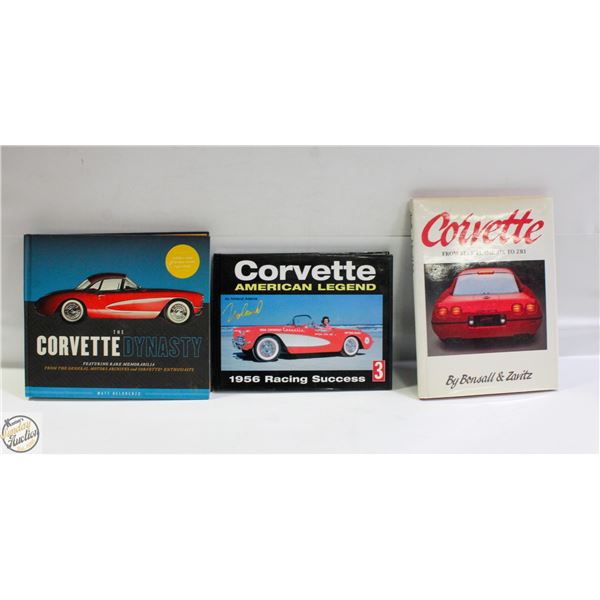 THREE CORVETTE BOOKS