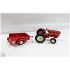 Image 1 : ERTL INTERNATIONAL TRACTOR W/TRAILER