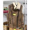 Image 1 : LADIES LARGE SHEEPSKIN FAUX LINED VEST-ESTATE