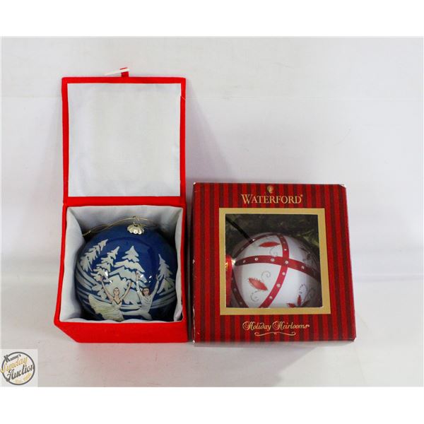 WATERFORD CRYSTAL & MOSCOW BALLET XMAS BALLS