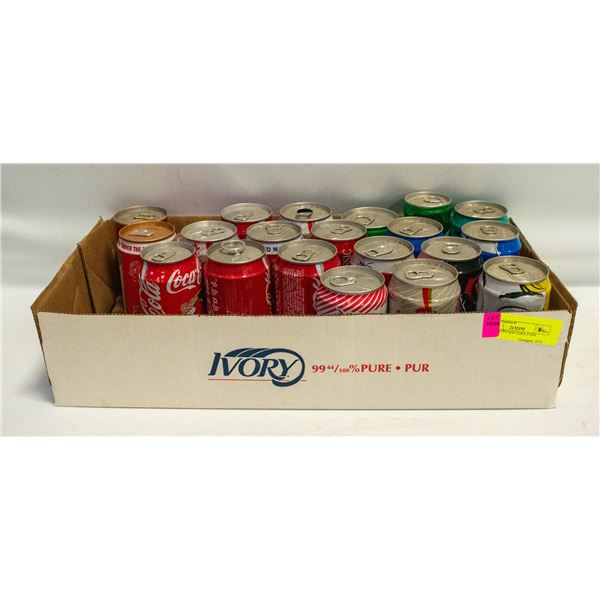 LOT OF VINTAGE COKE CANS