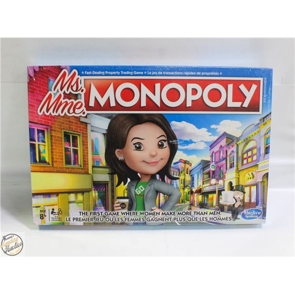 SEALED MS. MONOPOLY GAME