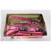 Image 1 : BOX WITH 2 NEW/UNUSED PINK DOG COLLARS