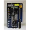 Image 1 : NEW KOBALT 6PC DIAMOND COATED TIP SCREWDRIVER SET