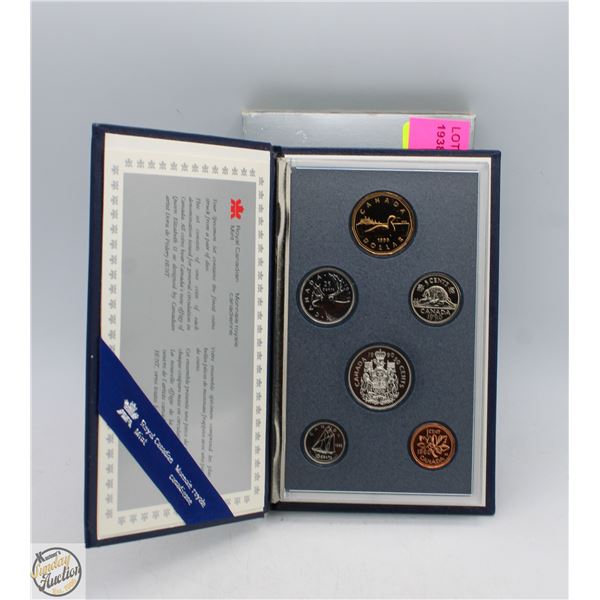 1990 CANADA RCM SPECIMEN MINT SEALED COIN SET