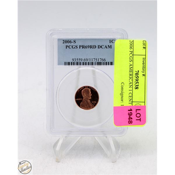 2006 PCGS AMERICAN 1 CENT COIN