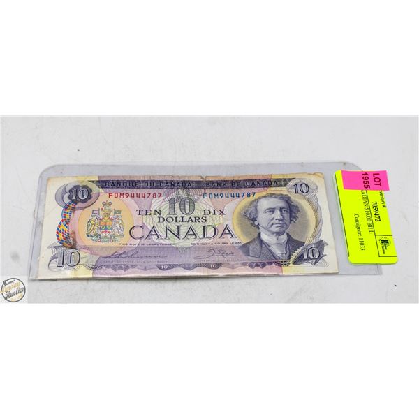 1971 CANADIAN $10.00 BILL