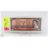 Image 1 : 1954 CANADIAN $2.00 BANK NOTE