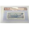 Image 2 : 1979 CANADIAN $5 BILL GRADED 58 ALMOST UNGRADED