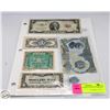 Image 1 : SHEET OF WORLD PAPER CURRENCY