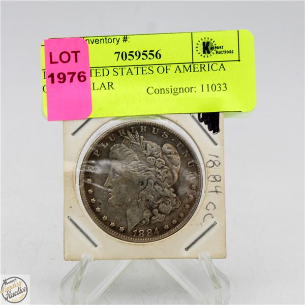 1884 UNITED STATES OF AMERICA ONE DOLLAR