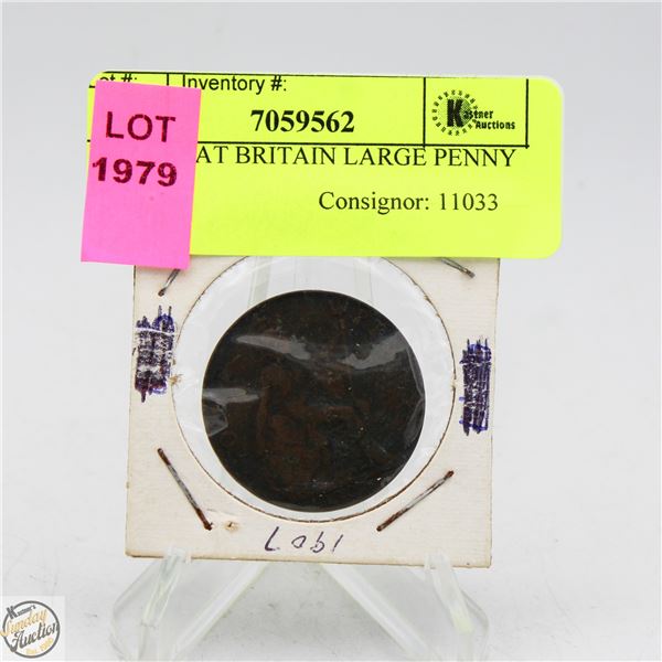 1907 GREAT BRITAIN LARGE PENNY