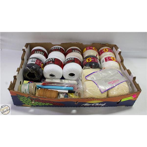 CROCHET SUPPLIES COTTON WOOL