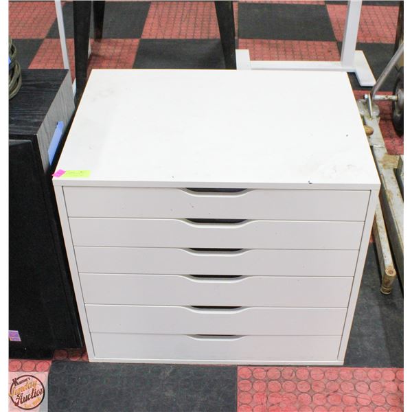 WHITE SMALL DRESSER STORAGE 26" X 19" X 23"