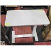 Image 1 : WHITE SIT STAND ADJUSTABLE HEIGHT TABLE