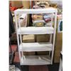 Image 1 : WHITE NYLON PLASTIC 4-SHELF STORAGE SHELVING